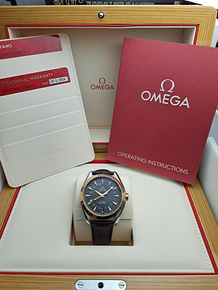 Omega Seamaster Aqua Terra Co-Axial GMT RS/SS Wristwatch Ref. 231.23.43.22.06.001